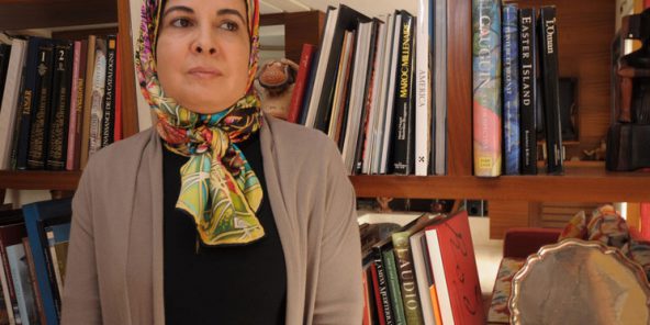 Asma Lamrabet est l'auteur du livre "Islam et femmes : les questions qui fâchent". Ici en mai 2014 à Rabat. © Hassan Ouazzani pour JA