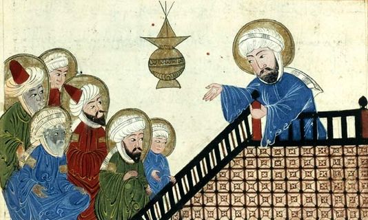 Représentation du Prophète Mohammed dans un manuscrit ottoman du 17ème siècle.