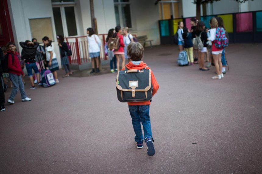 Dans une école parisienne, en septembre 2013. Photo Martin Bureau. AFP