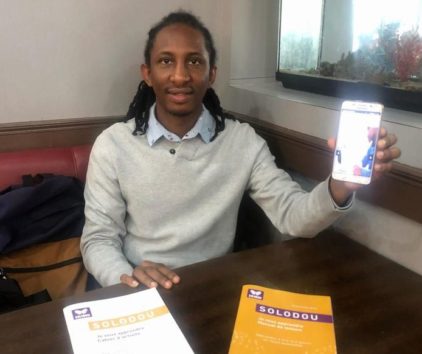 Val-d’Oise : ce réfugié a créé Solodou, une application pour apprendre le français Val-d’Oise : ce réfugié a créé Solodou, une application pour apprendre le français
