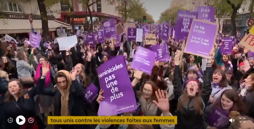 #NousToutes Des dizaines de milliers de personnes unis contre les ...