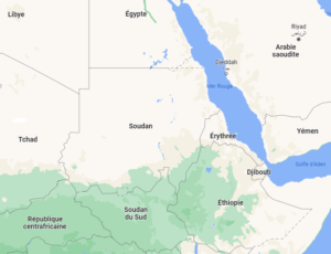 Situation géographique du Soudan
