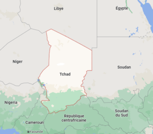 Situation géographique du Tchad