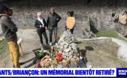 Briancon le maire demande le retrait d'une stèle commémorative en hommage aux migrants